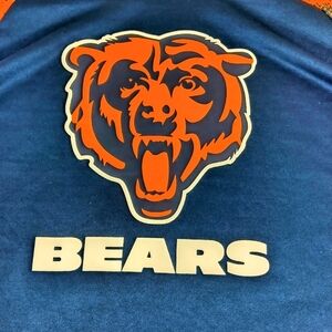 Zubaz official NFL Team Apparel. Chicago Bears Football Hoodie. Pull over XL Men